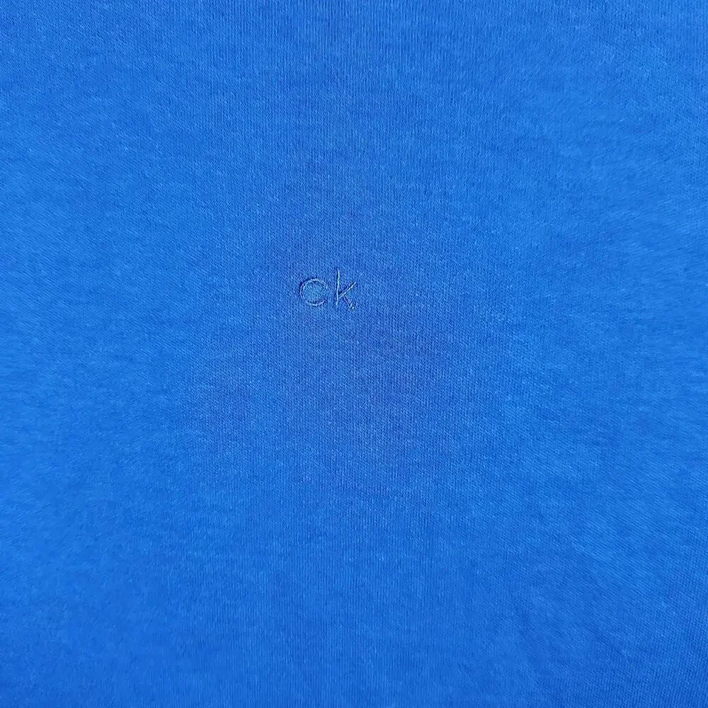 Calvin Klein Liquid Touch Men's Blue Polo Short Sleeve Size‎ 2XL